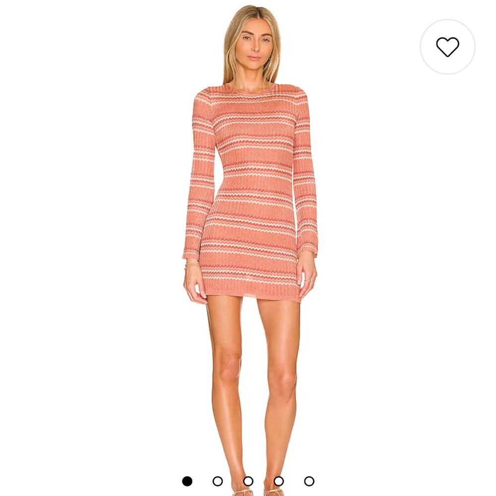 L*Space Waloma Mini Tunic Dress in Shimmy Shimmy Chevron